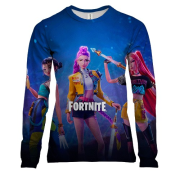 Женский 3D лонгслив Fortnite - KPop Demon Hunters