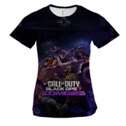 Женская 3D футболка CoD Black Ops 7 Zombies