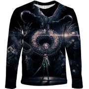 Детский 3D лонгслив EVE (Stellar Blade) Dark