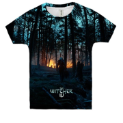 Дитяча 3D футболка Witcher IV - Dark Forest