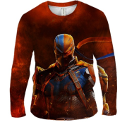 Мужской 3D лонгслив Deathstroke - Suicide Squad