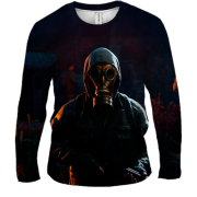 Мужской 3D лонгслив STALKER в противогазе