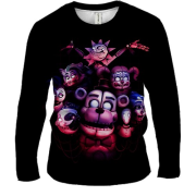 Мужской 3D лонгслив Five Nights at Freddy