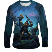 Чоловічий 3D лонгслів WoW - The War Within