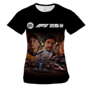 Женская 3D футболка F1 25 Cover Art