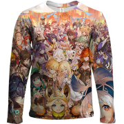 Детский 3D лонгслив Genshin Impact Characters