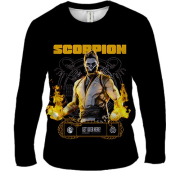 Мужской 3D лонгслив Scorpion (Mortal-Kombat)