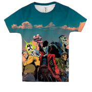Детская 3D футболка Creature Commandos