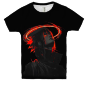 Детская 3D футболка Sasuke Uchiha dark