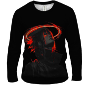 Мужской 3D лонгслив Sasuke Uchiha dark