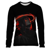 Женский 3D лонгслив Sasuke Uchiha dark