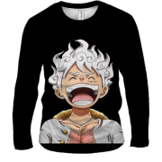 Чоловічий 3D лонгслів Laughing Luffy