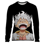 Жіночий 3D лонгслів Laughing Luffy