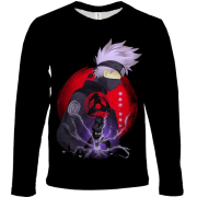 Дитячий 3D лонгслів Kakashi Hatake, sharingan