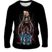 Чоловічий 3D лонгслів Lionel Messi World Cup