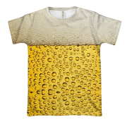 3D футболка "Бокал пива"