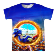 3D футболка Соник в кіно