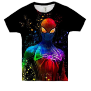 Детская 3D футболка Человек -паук (арт)