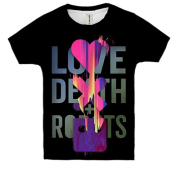 Дитяча 3D футболка Love,Death,Robots