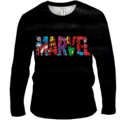 Чоловічий 3D лонгслів MARVEL comix logo