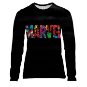 Жіночий 3D лонгслів MARVEL comix logo