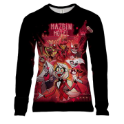 Женский 3D лонгслив Hazbin Hotel