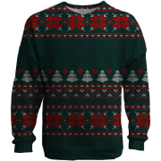 3D світшот Новорічний светр