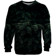 3D світшот з ялиновими гілками