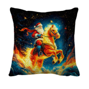 3D подушка Санта на коні