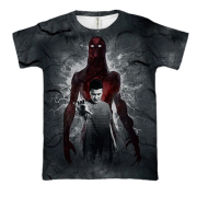 3D футболка Eleven vs Vecna Stranger Things