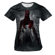 Жіноча 3D футболка Eleven vs Vecna Stranger Things