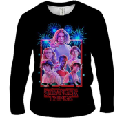 Чоловічий 3D лонгслів Stranger Things 80-ті