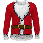 Мужской 3D лонгслив Костюм Санты