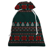 3D Подарунковий мішечок Новорічний светр