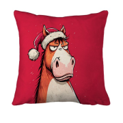 3D подушка Комічний кінь, символ року
