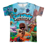3D футболка Sackboy: A Big Adventure, logo