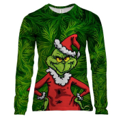 Женский 3D лонгслив Grinch