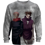 3D світшот Магічна битва - Юджі та Чосо