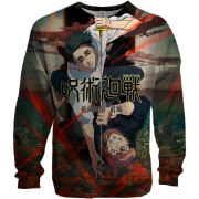 3D свитшот Магическая битва - Юджи и Юта