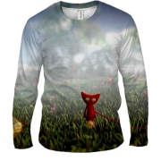 Мужской 3D лонгслив Unravel Two - Red