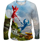 Мужской 3D лонгслив Unravel Two
