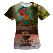 Женская 3D футболка Sackboy - A Big Adventure