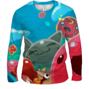Мужской 3D лонгслив Slime Rancher
