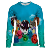 Женский 3D лонгслив Slime Rancher - slime