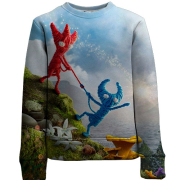 Детский 3D свитшот Unravel Two