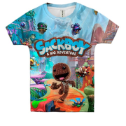 Детская 3D футболка Sackboy: A Big Adventure, logo