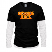 Комбинированный лонгслив Orange Juice
