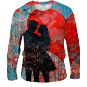 Мужской 3D лонгслив Love couple, Romantic