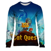 Жіночий 3D лонгслів Cat Quest