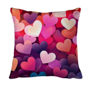3D подушка Colorful Love hearts